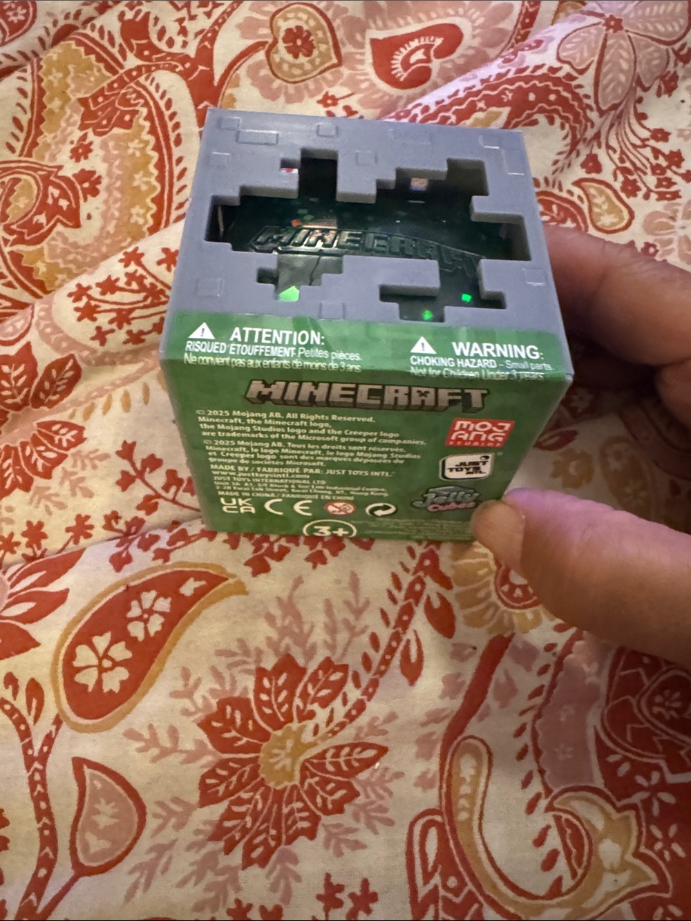 Minecraft squishy cube green
